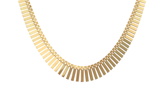 14k Mid-century Cleopatra Necklace